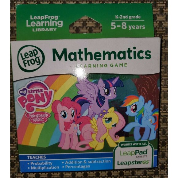 My Little Pony Friendship is Magic Leap Frog Explorer Mathematics Learning Game!